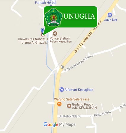 Campus Map & Location UNUGHA Cilacap Nomor